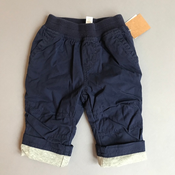 Tea Collection Other - TEA COLLECTION Lined Canvas Pants NWT Sz 3-6 Mos.